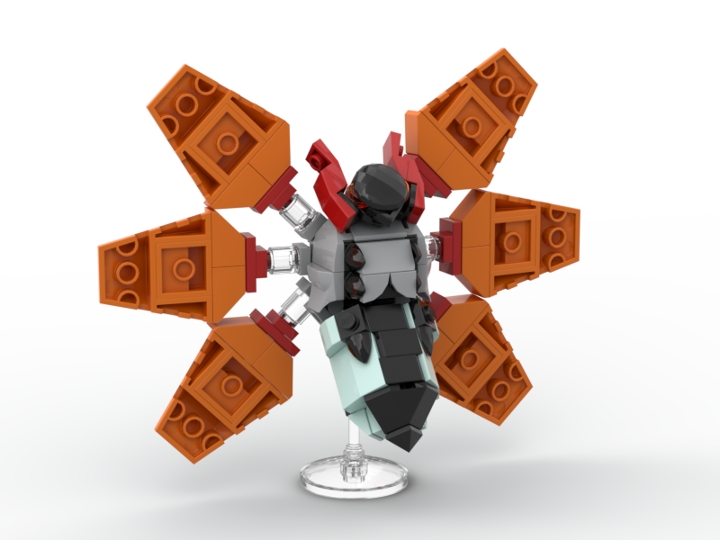 Pokemon Iron Moth (uses existing part colors) from BrickLink Studio ...