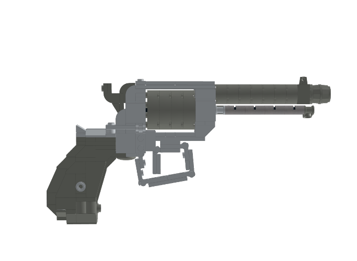 LEGO Colt Lightning 1877 from BrickLink Studio [BrickLink]