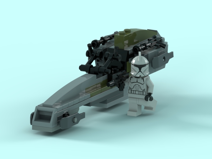 kashyyyk BARC speeder from BrickLink Studio [BrickLink]