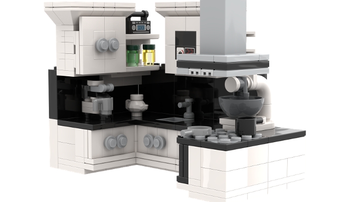 Kitchen Furniture from BrickLink Studio [BrickLink]