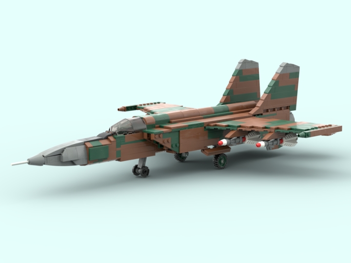 Mig 25 P Camo Version from BrickLink Studio [BrickLink]