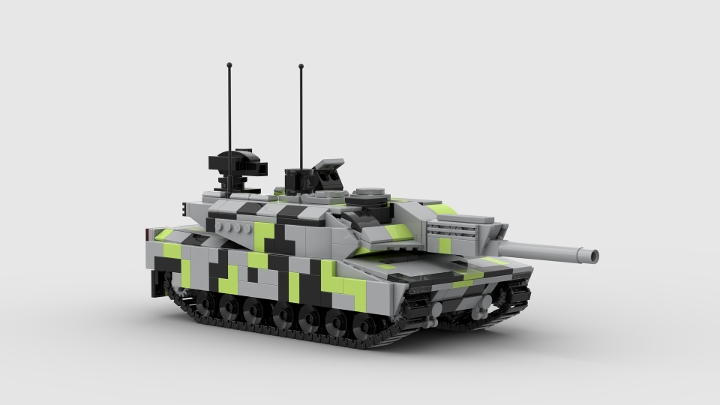 original LEGO PARTS - MICRO - 4 PANTHER TANK + 8 soldiers - my design  CUSTOM