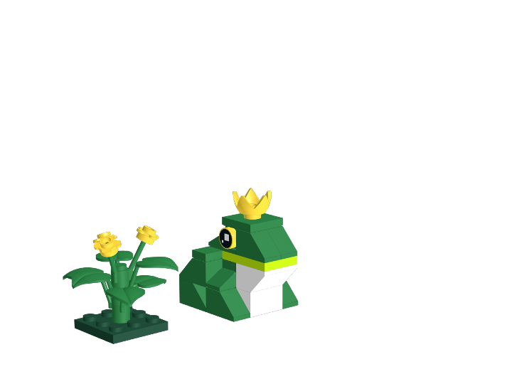 Floral Frogge from BrickLink Studio [BrickLink]