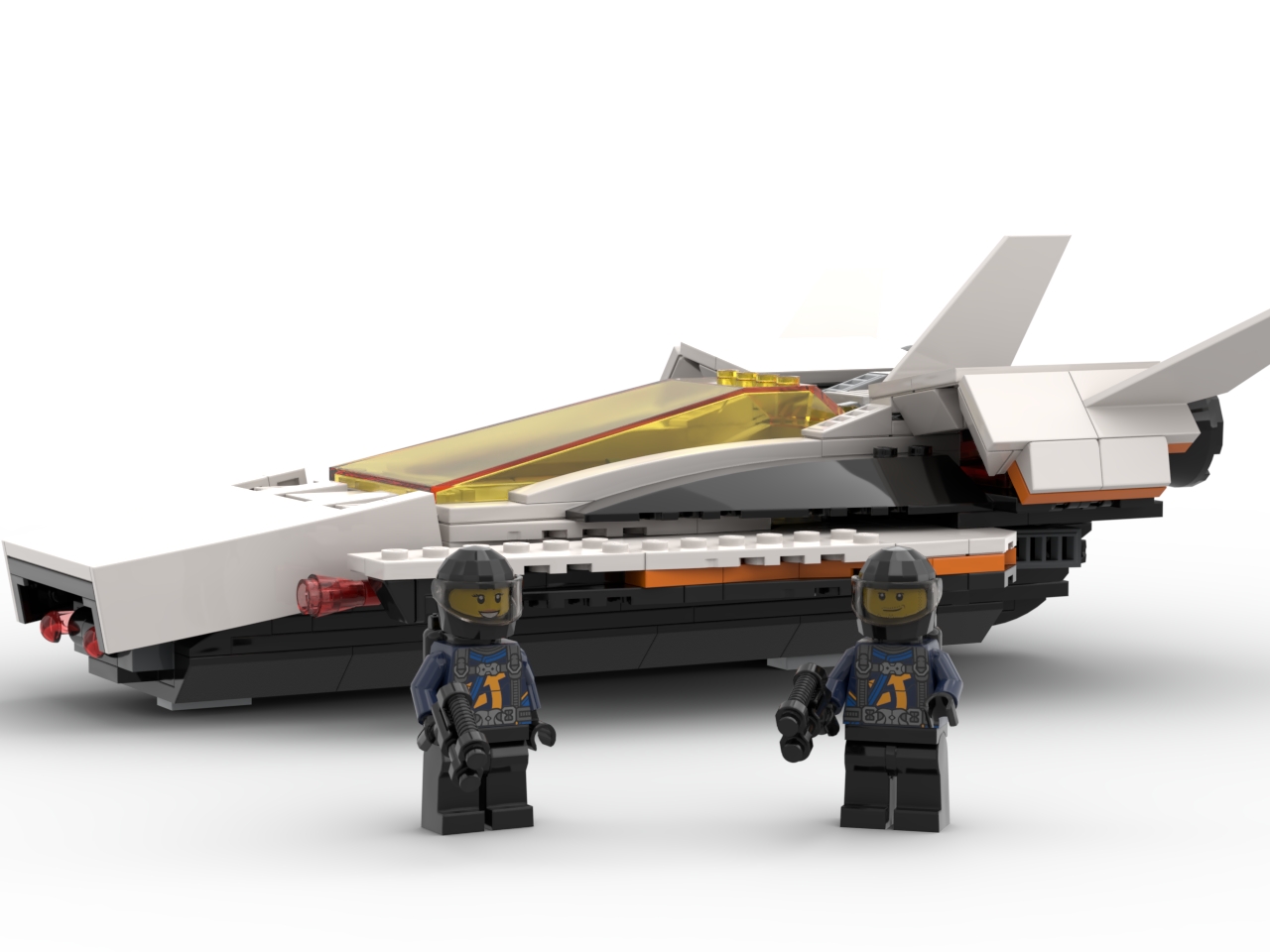 Intergalactic Patroller Space Ship] [BrickLink]