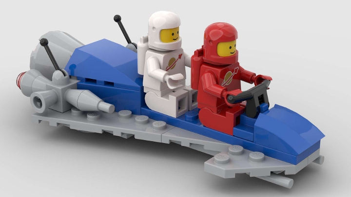 6842 Shuttle Craft (retromod) from BrickLink Studio [BrickLink]