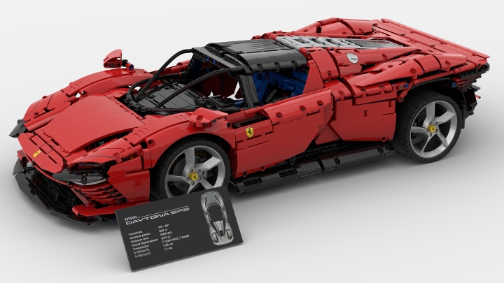 42143-1 - Ferrari Daytona SP3 from BrickLink Studio [BrickLink]