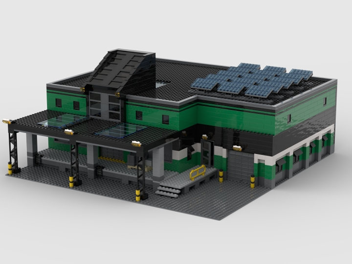 Cargo depot from BrickLink Studio [BrickLink]