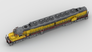 UNION PACIFIC 2-10-2 #5003 塗装済み完成品 UNION PACIFIC 2-10-2 #5003 Painted and complete Used from