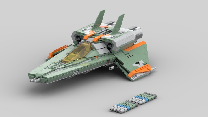 Tc-22 Ultrafighter From Bricklink Studio [bricklink]