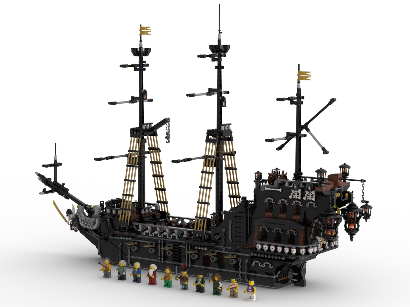 [Pirate Ship - Black Fortune] [BrickLink]