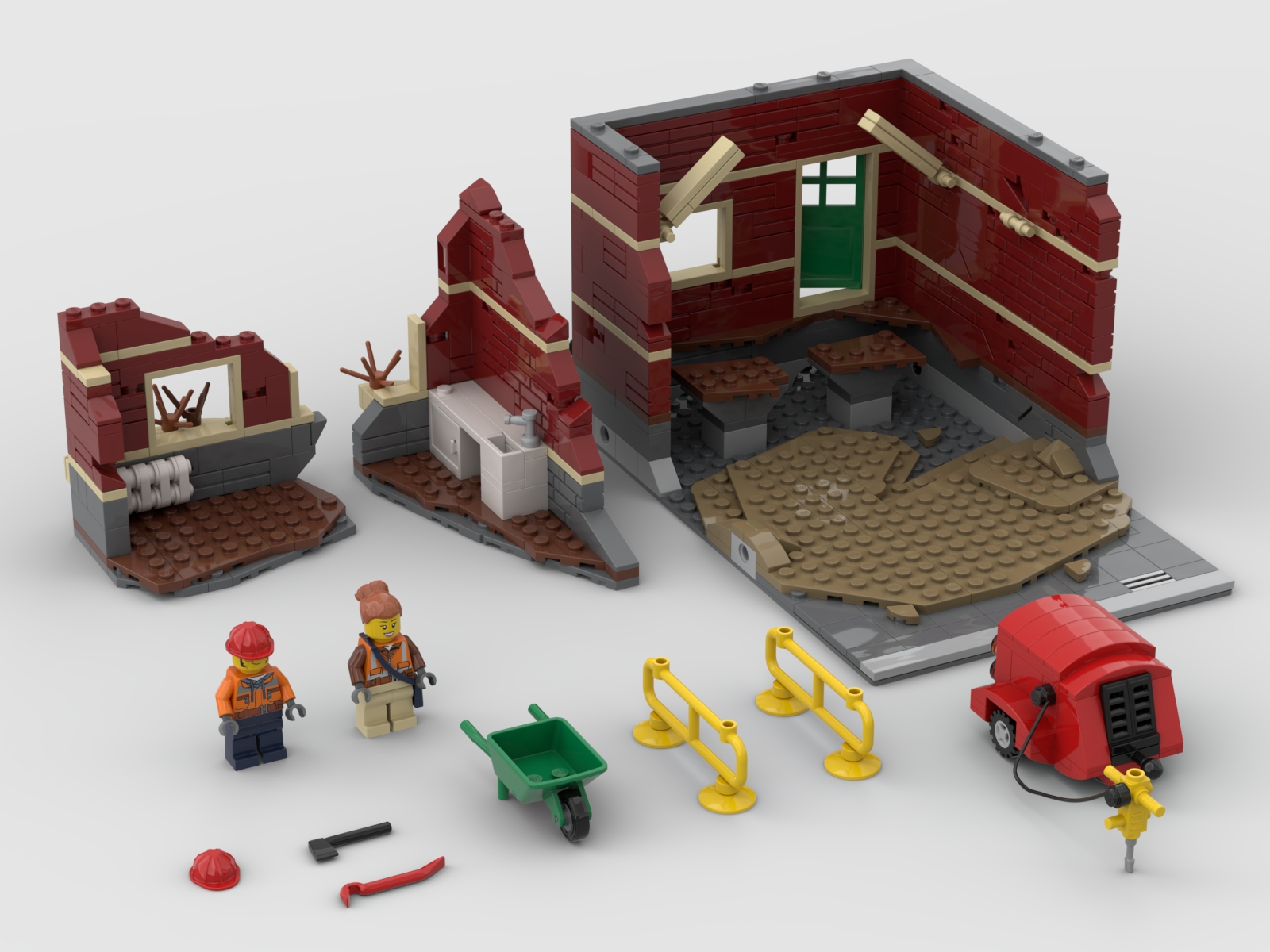 [Modular Demolition Site] [BrickLink]