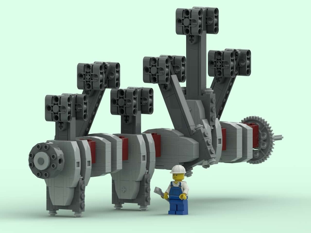 [World's largest engine] [BrickLink]