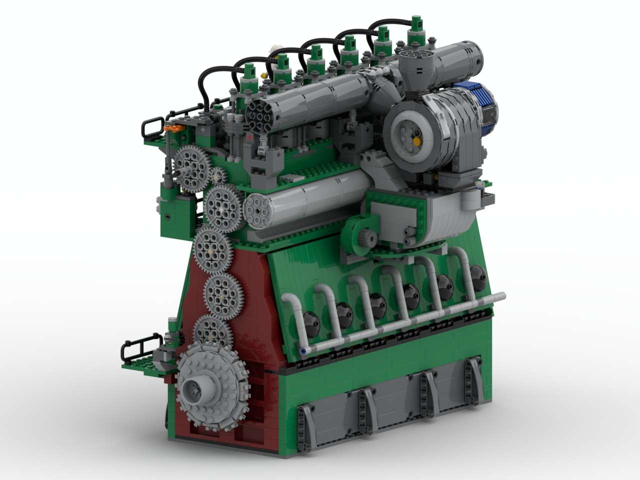[World's largest engine] [BrickLink]