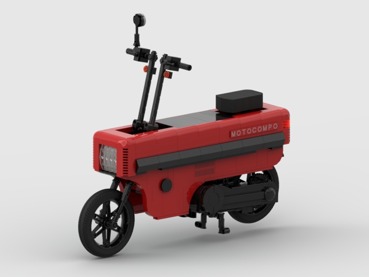 Lego Honda Motocompo from BrickLink Studio [BrickLink]
