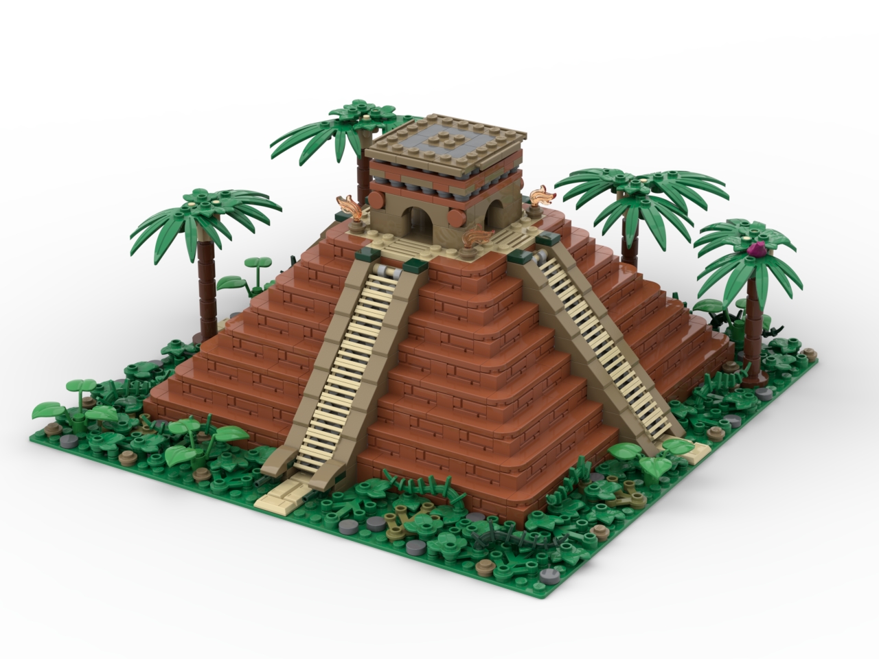 [chichen Itza Mayan Pyramid] [bricklink]