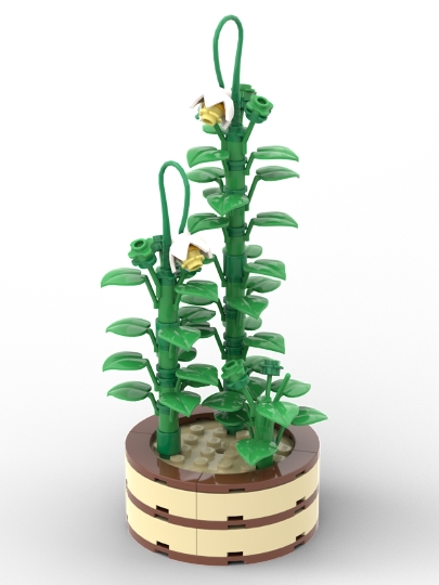 Flowering Stonecrop Succulent from BrickLink Studio [BrickLink]