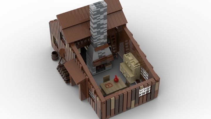 Lego little house on best sale the prairie