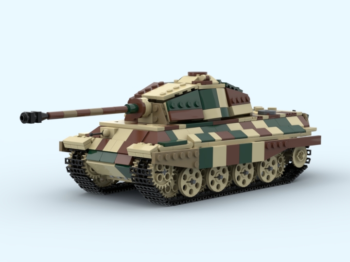 Tiger II v3 from BrickLink Studio [BrickLink]