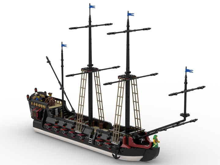 Warship Myrina from BrickLink Studio [BrickLink]