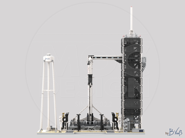 Lego saturn v discount launch tower bricklink