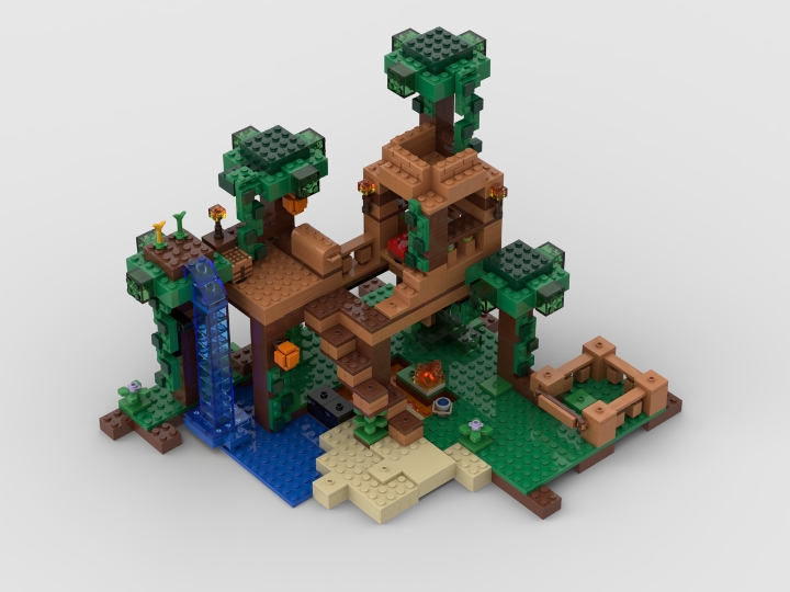 Tree house in the jungle from BrickLink Studio [BrickLink]