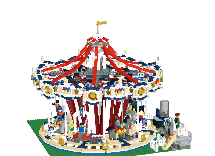 Lego merry best sale go round 10196