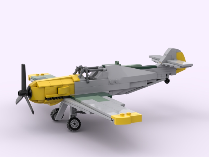 Bf-109E V2 from BrickLink Studio [BrickLink]