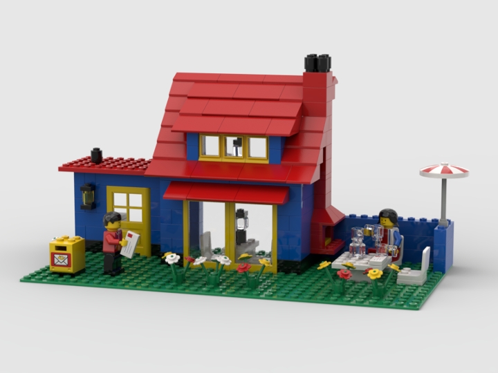 6372-1 Town House (Instructions) from BrickLink Studio [BrickLink]