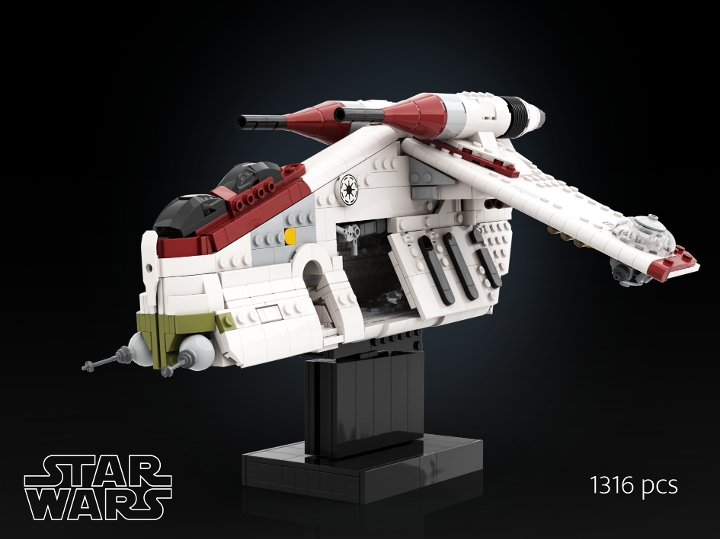 Lego star wars republic best sale gunship bricklink