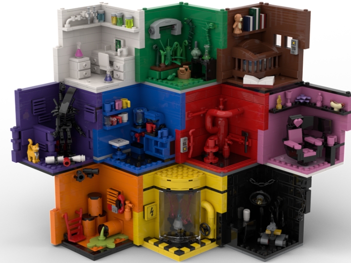 classic space room collection from BrickLink Studio [BrickLink]