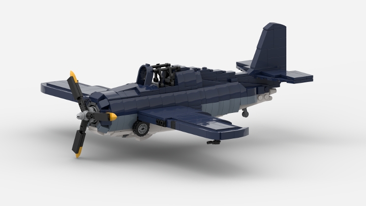 F4F Wildcat from BrickLink Studio [BrickLink]