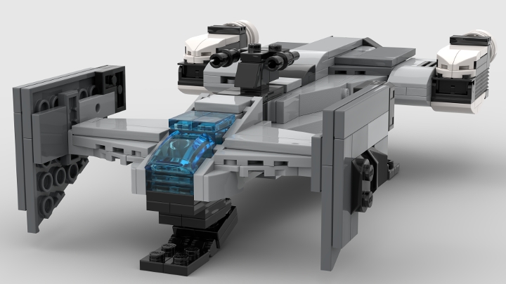 Star Citizen Cutlass Black from BrickLink Studio [BrickLink]