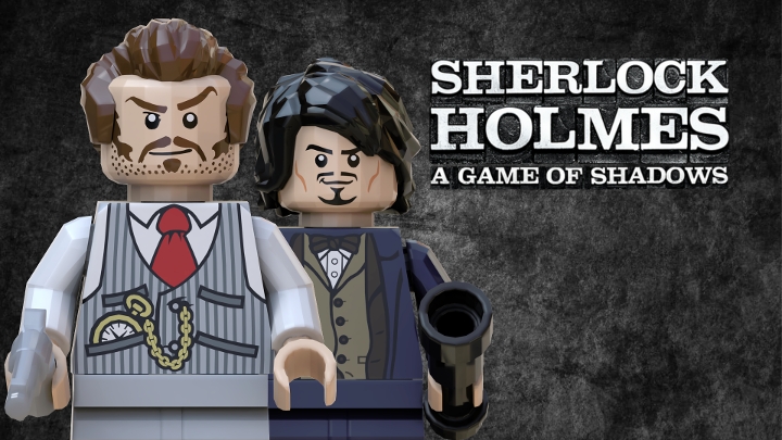 Sherlock Holmes and Dr Watson from BrickLink Studio [BrickLink]