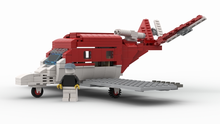 LEGO Cirrus Vision SF50 Private Jet from BrickLink Studio [BrickLink]