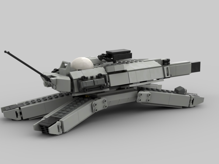 Futuristic Heavy Tank Complete model from BrickLink Studio [BrickLink]