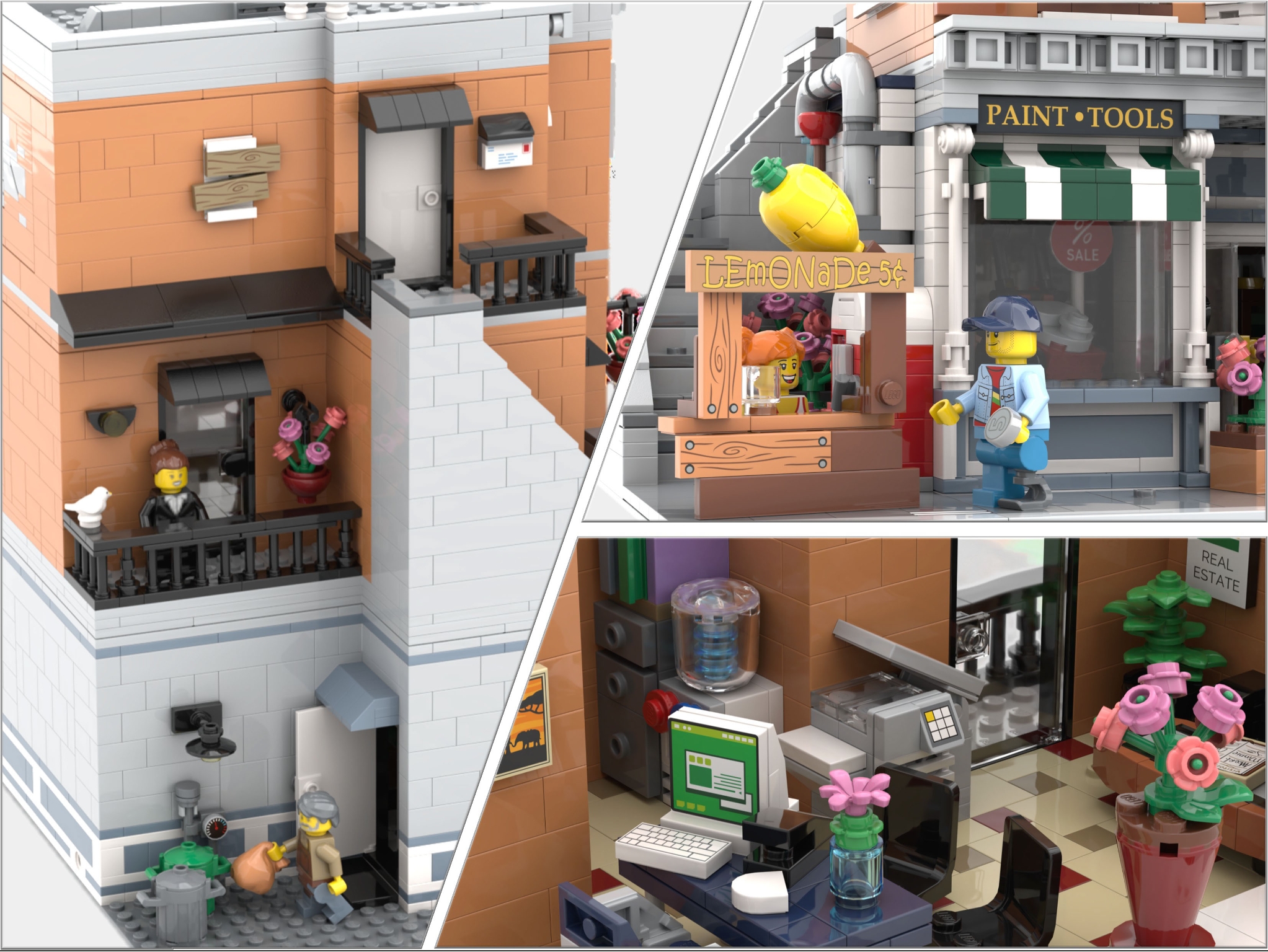 Hardware Store and Apartment [BrickLink]