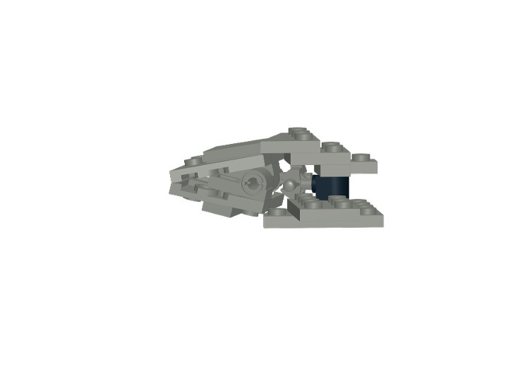 Leopard turret cheek from BrickLink Studio [BrickLink]