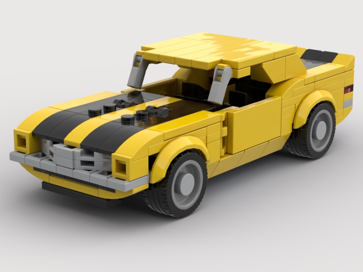 Chevroet Camaro SS 427 1969 from BrickLink Studio [BrickLink]