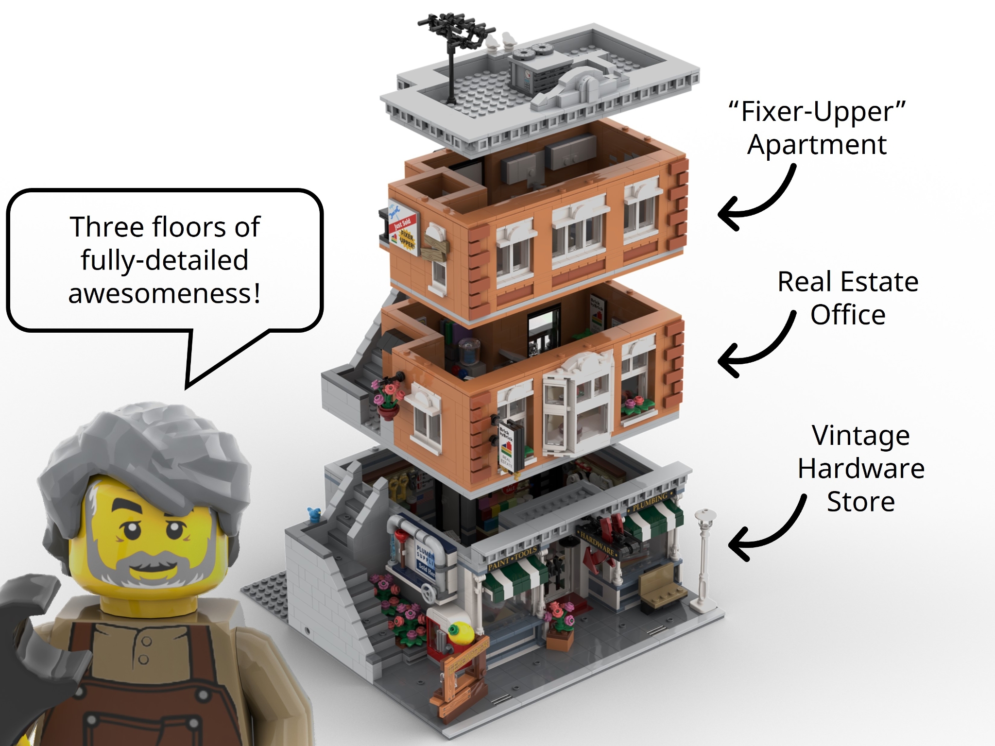 Hardware Store and Apartment Renovation BrickLink