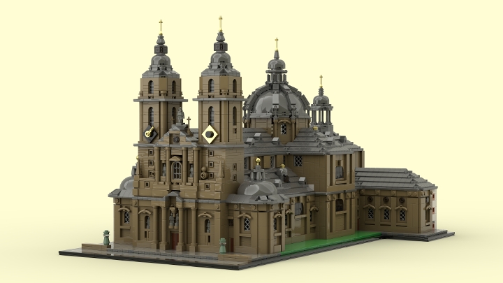 Fulda Cathedral from BrickLink Studio [BrickLink]