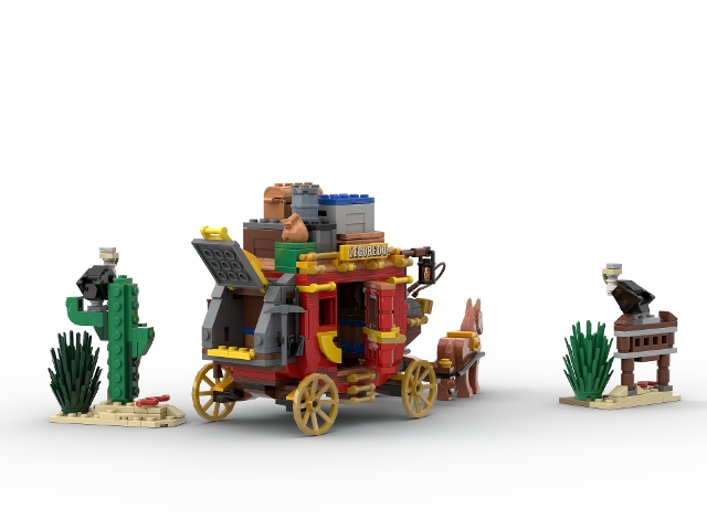 [Wild West Stagecoach] [BrickLink]