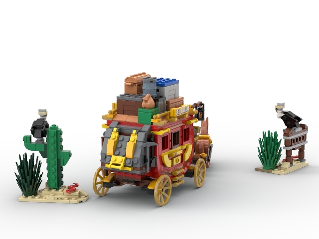 [Wild West Stagecoach] [BrickLink]