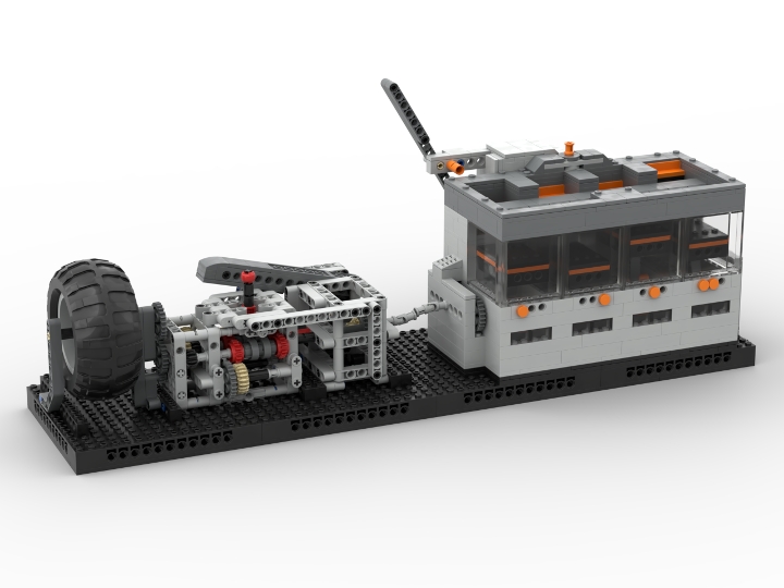 Manual driving simulator from BrickLink Studio [BrickLink]