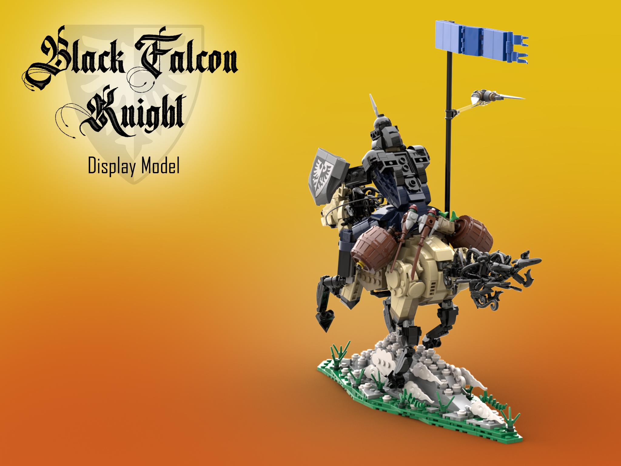 [Black Falcon Knight - Display Model] [BrickLink]