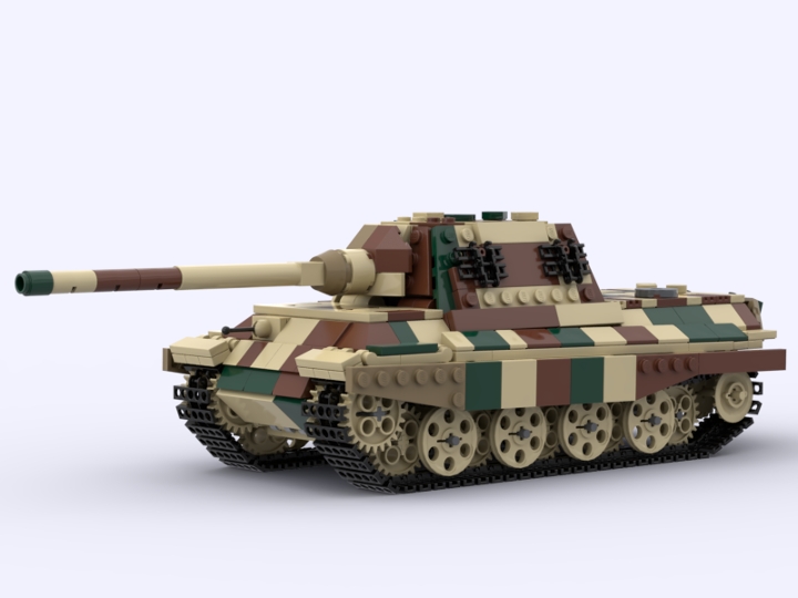 Jagdtiger (Sd.Kfz 186) from BrickLink Studio [BrickLink]