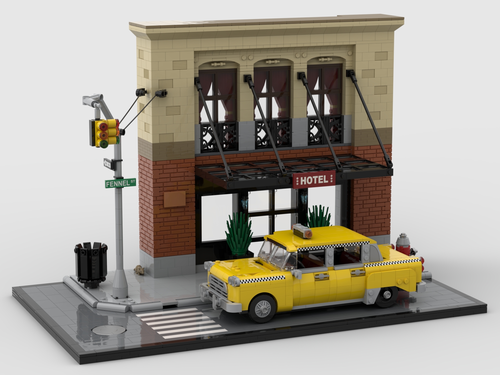 Lego discount taxi driver