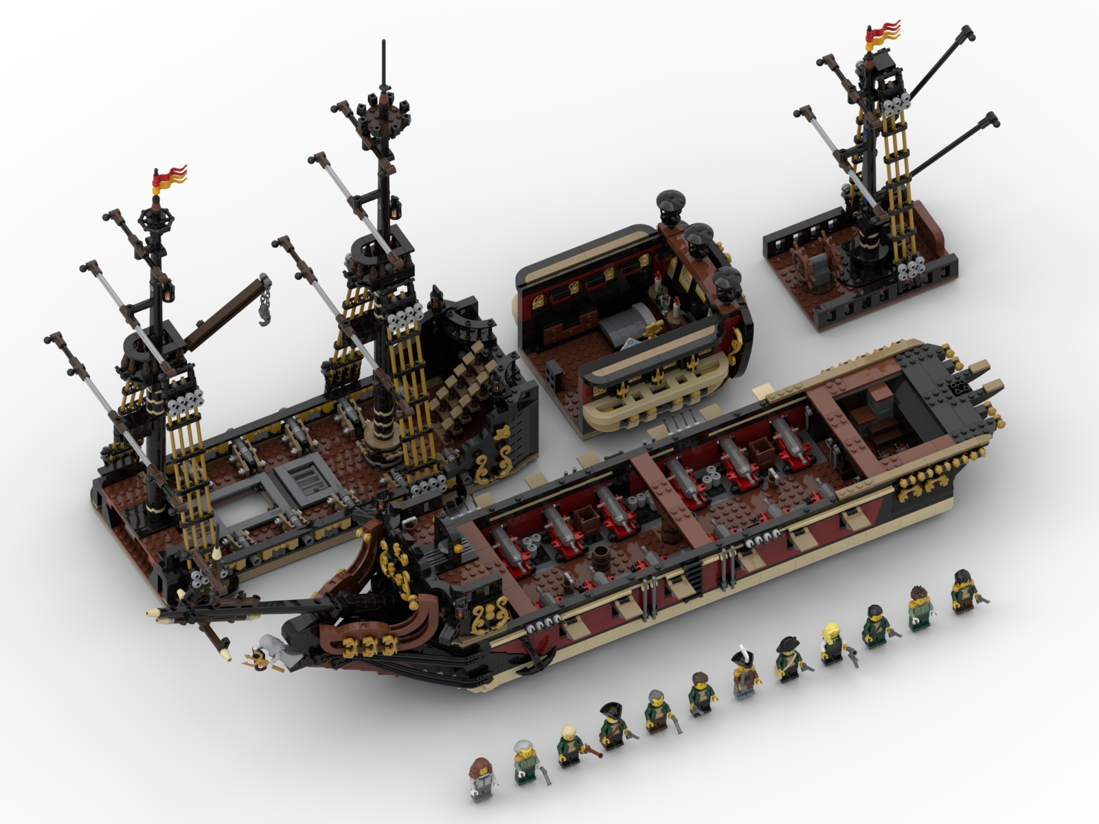 Lego imperial boat hot sale