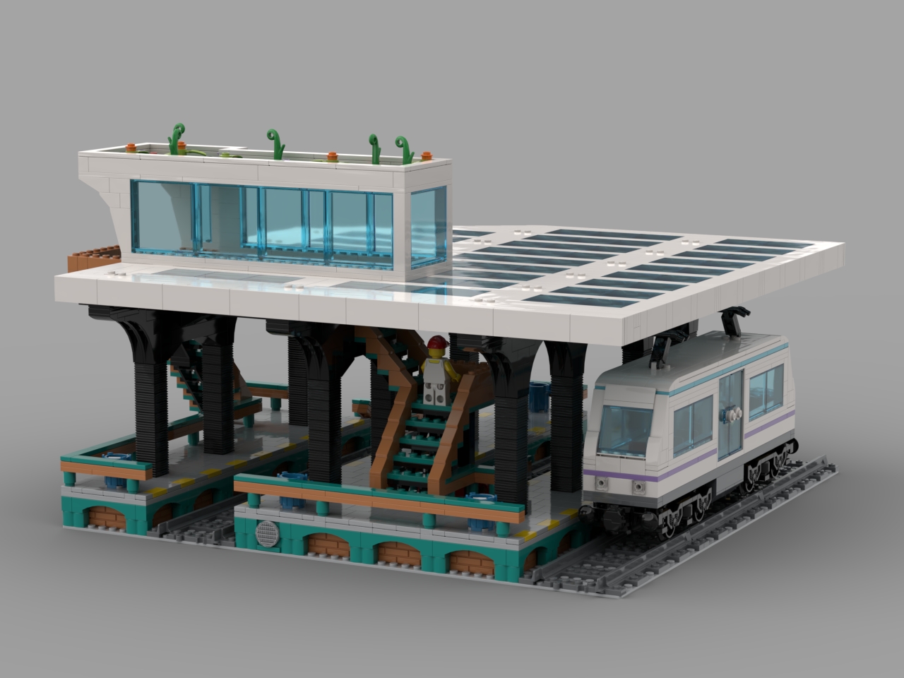 Lego best sale train bricklink