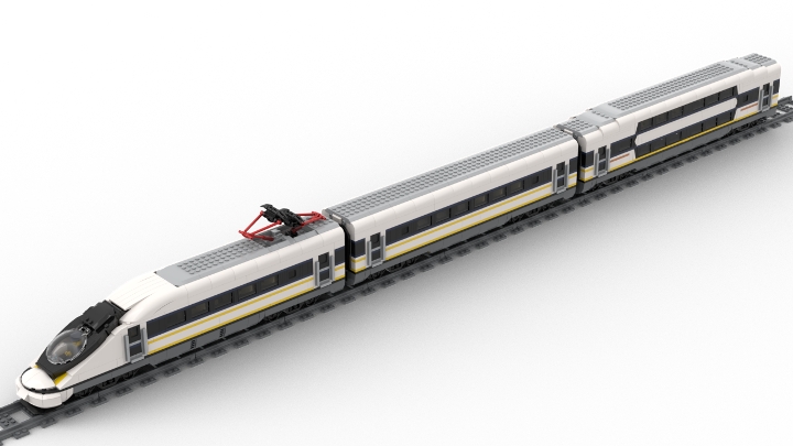 High speed train from BrickLink Studio BrickLink