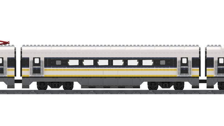 High speed train from BrickLink Studio BrickLink